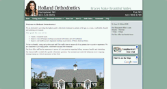 Desktop Screenshot of hollandortho.com