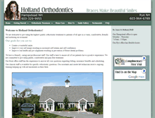 Tablet Screenshot of hollandortho.com